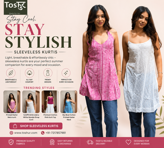 Sleeveless Kurtis – Stay Cool & Stylish This Season