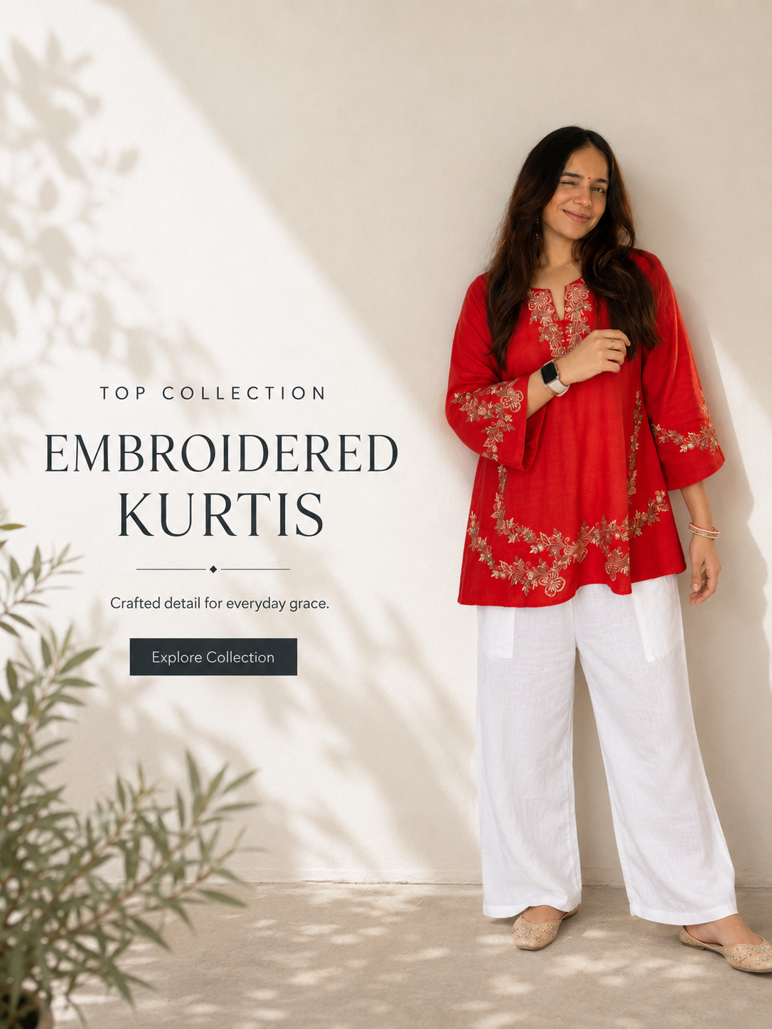 Embroidered Kurtis
