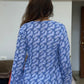 Cotton Printed Carbon Blue Kurti