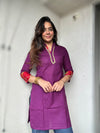 Purple Cotton Tunic