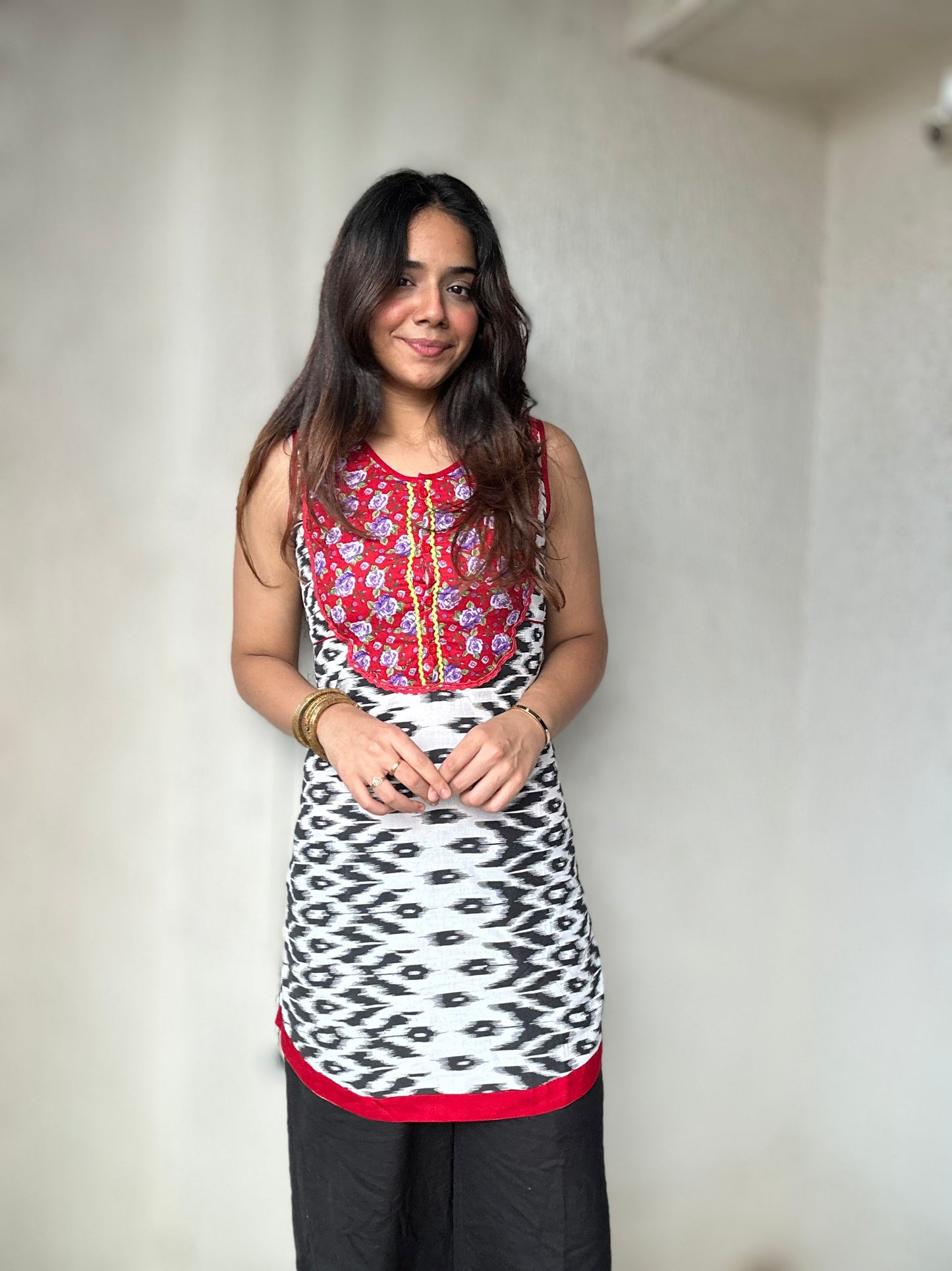 Cotton Printed Sleeveless Tunic