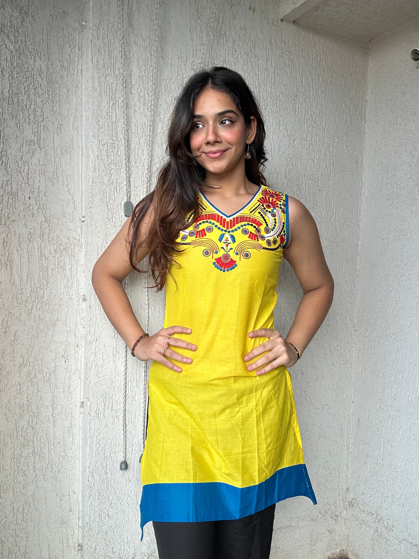 Pure Cotton Sleeveless Tunic