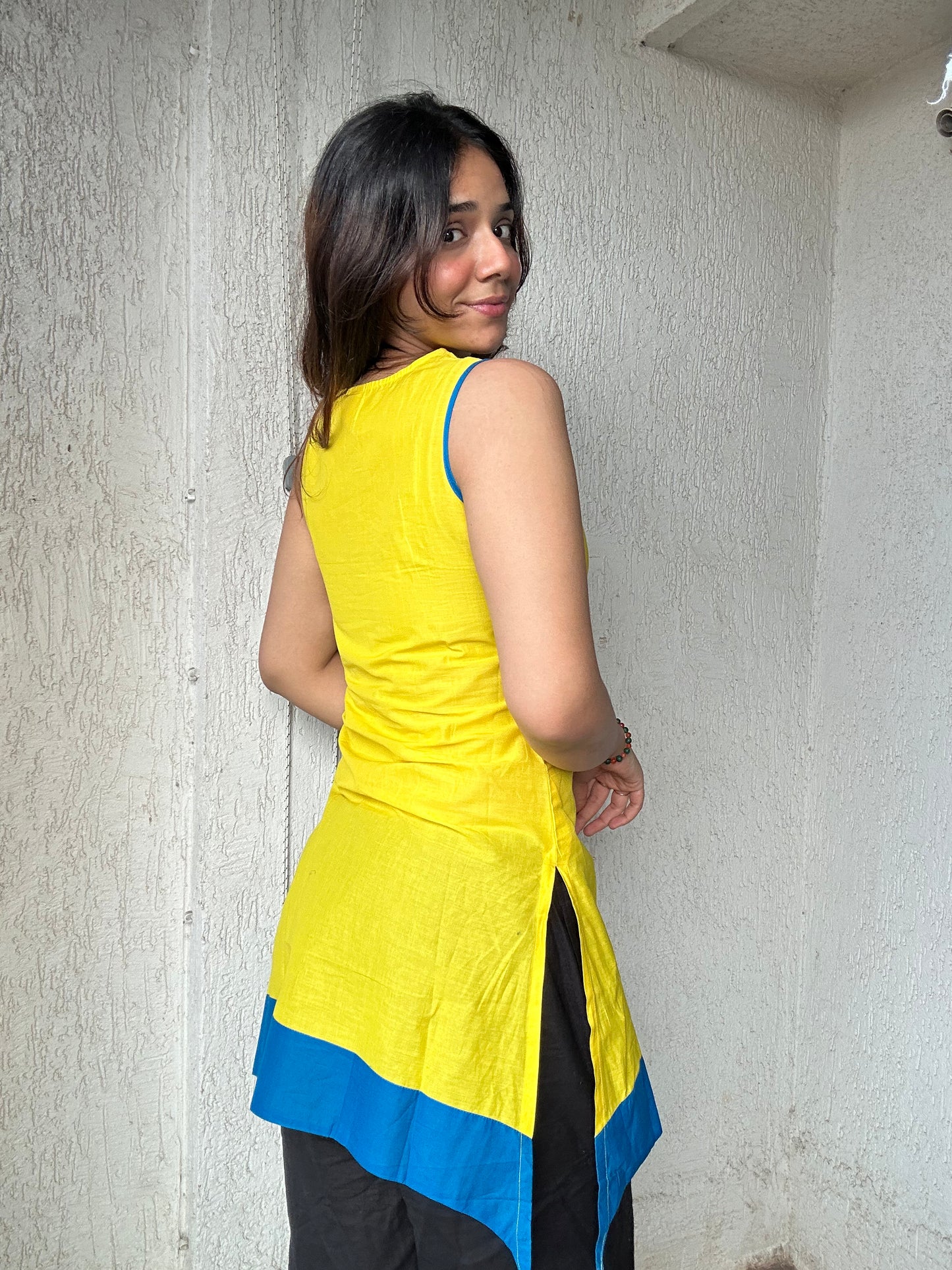 Pure Cotton Sleeveless Tunic