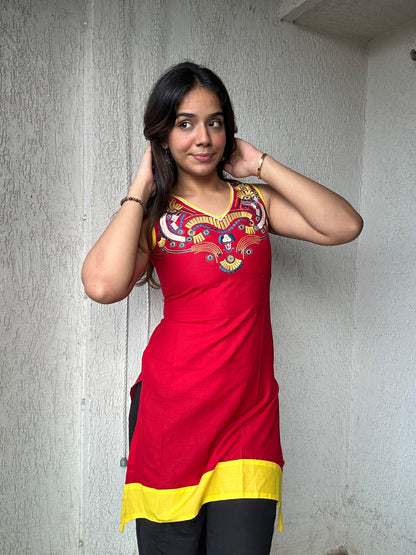 Pure Cotton Sleeveless Tunic