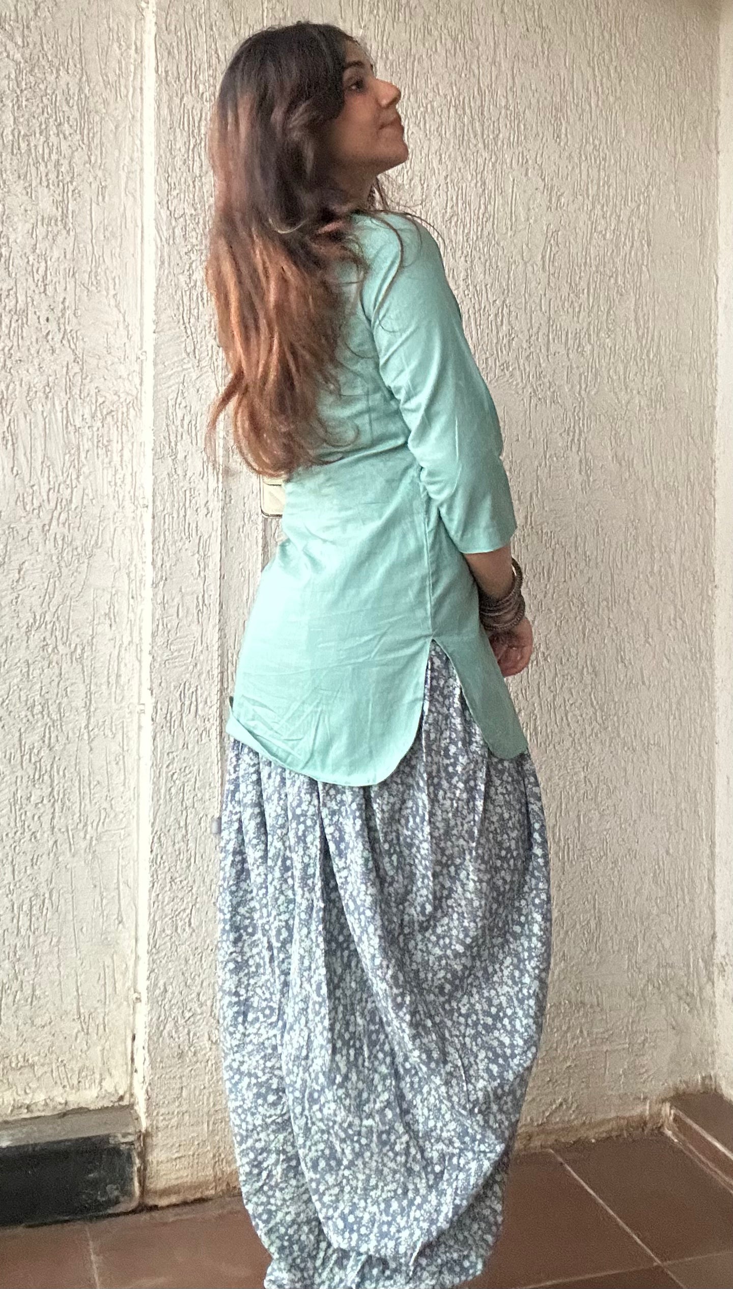 Green Grace Aari Embroidered Cotton Kurta Set