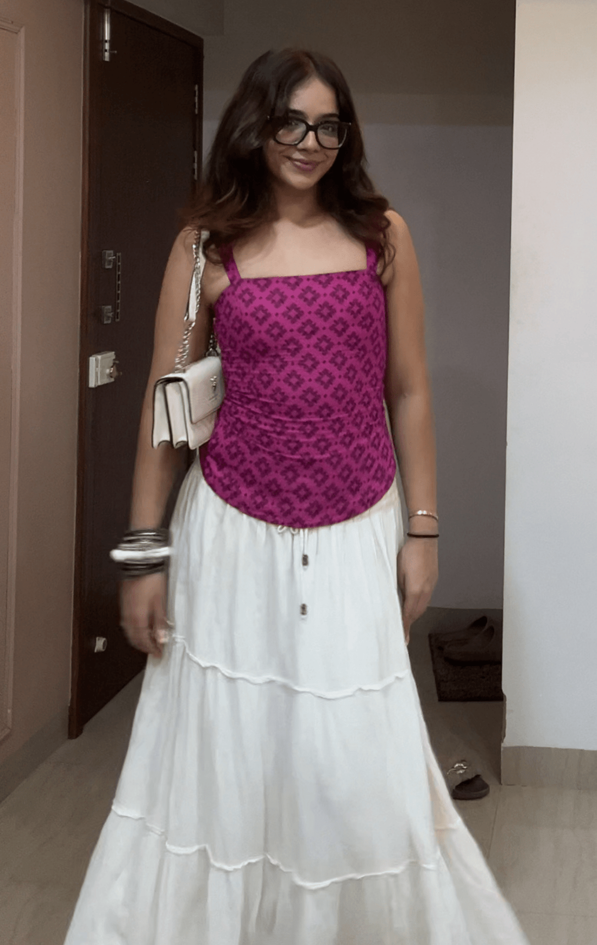 Toshur Back Dori Corset Kurti