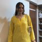 Premium Yellow kurti - Needle Magic