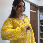 Premium Yellow kurti - Needle Magic